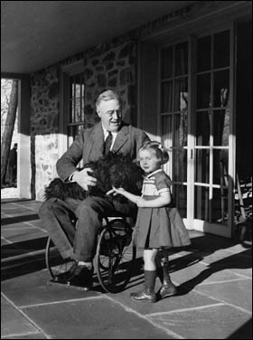 FDR in a wheelchair